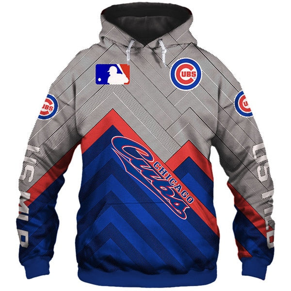 Chicago Cubs 3D Hoodie