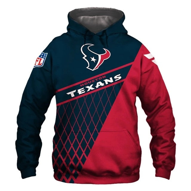 Houston Texans 3D Hoodie
