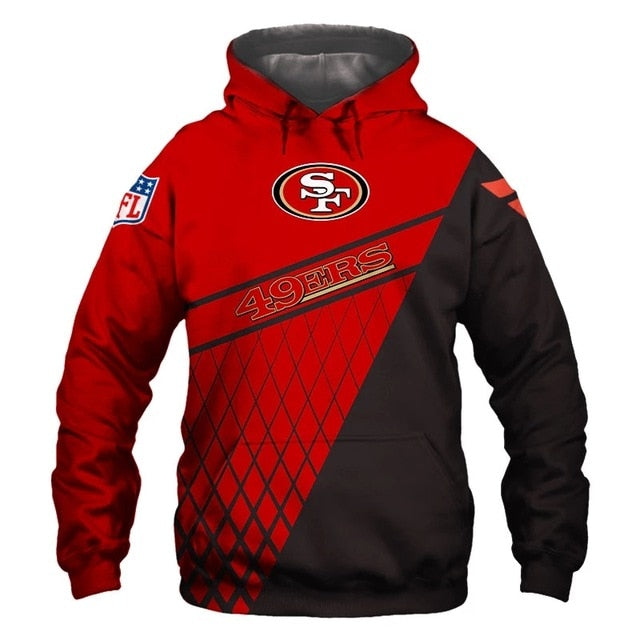 San Francisco 49ers 3D Hoodie