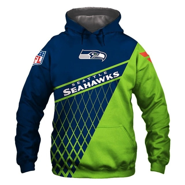 Seattle Seahawks 3D Hoodie