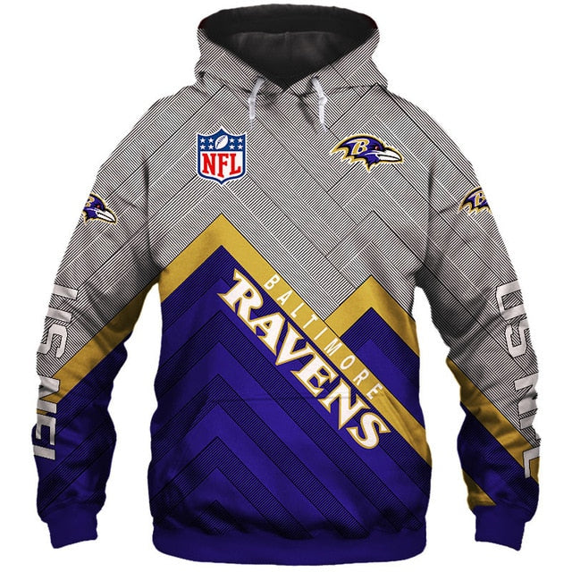 Baltimore Ravens 3D Hoodie