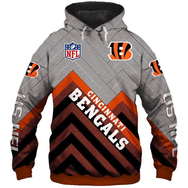 Cincinnati Bengals 3D Hoodie