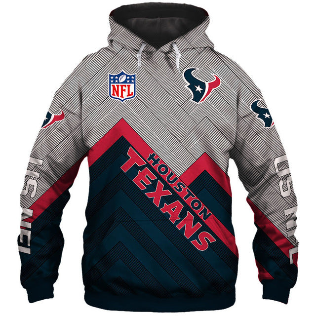 Houston Texans 3D Hoodie