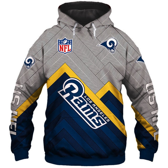 Los Angeles Rams 3D Hoodie