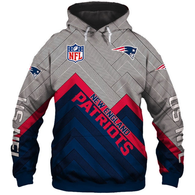 New England Patriots 3D Hoodie