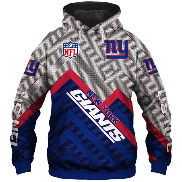 New York Giants 3D Hoodie