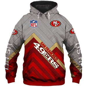 San Francisco 49ers 3D Hoodie