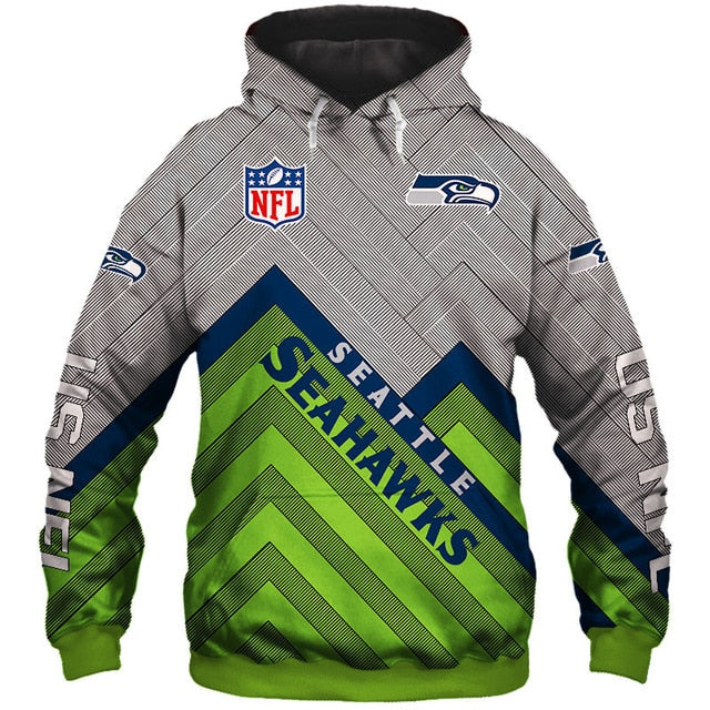 Seattle Seahawks 3D Hoodie