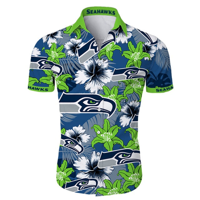 Seattle Seahawks Hawaiian Shirt