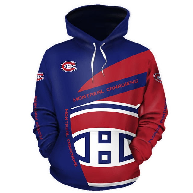 Montreal Canadiens 3D Hoodie