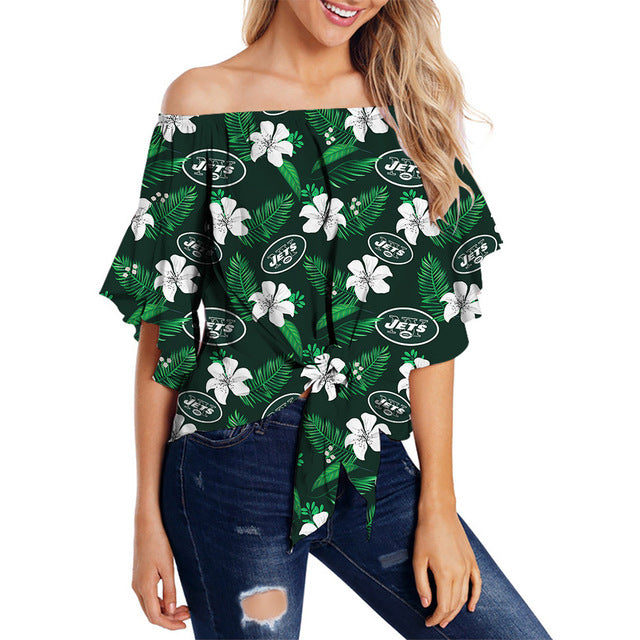 New York Jets Women Strapless Shirt