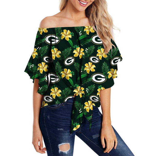 Green Bay Packers Women Strapless Shirt