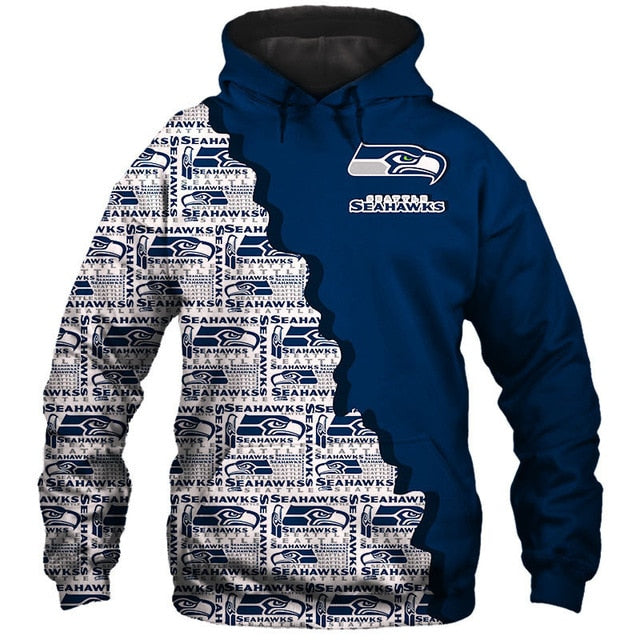 Seattle Seahawks Cool 3D Hoodie