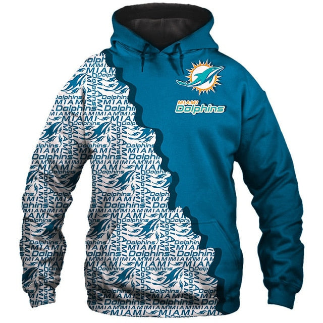 Miami Dolphins Cool 3D Hoodie