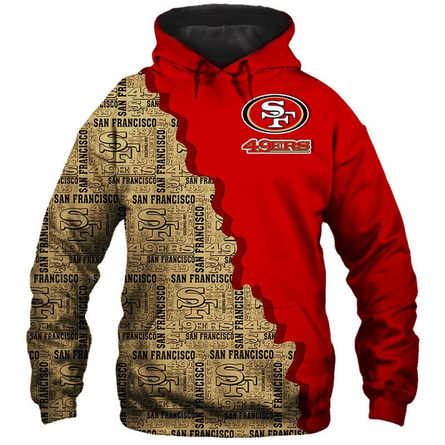 San Francisco 49ers Cool 3D Hoodie