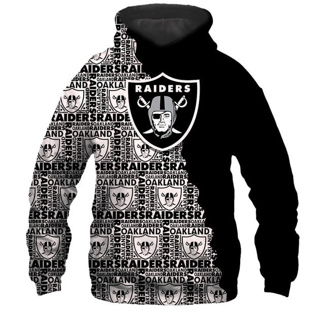 Las Vegas Raiders Cool 3D Hoodie