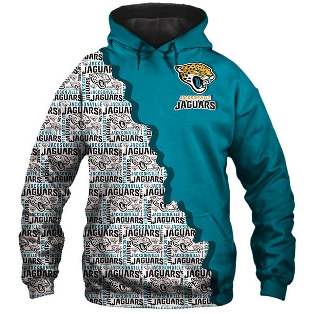 Jacksonville Jaguars Cool 3D Hoodie