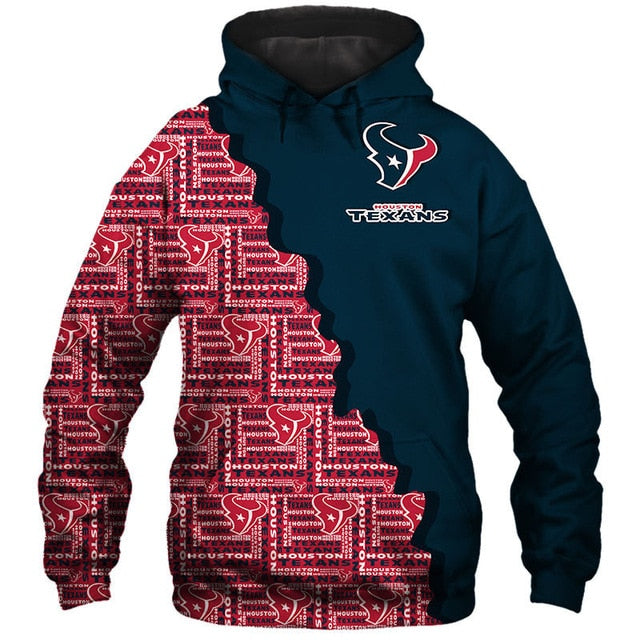 Houston Texans Cool 3D Hoodie