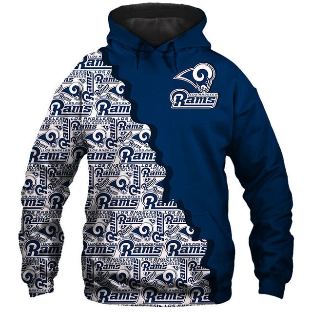 Los Angeles Rams Cool 3D Hoodie