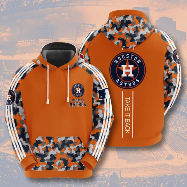 Houston Astros Casual Camouflage Hoodie