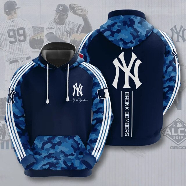 New York Yankees Casual Camouflage Hoodie