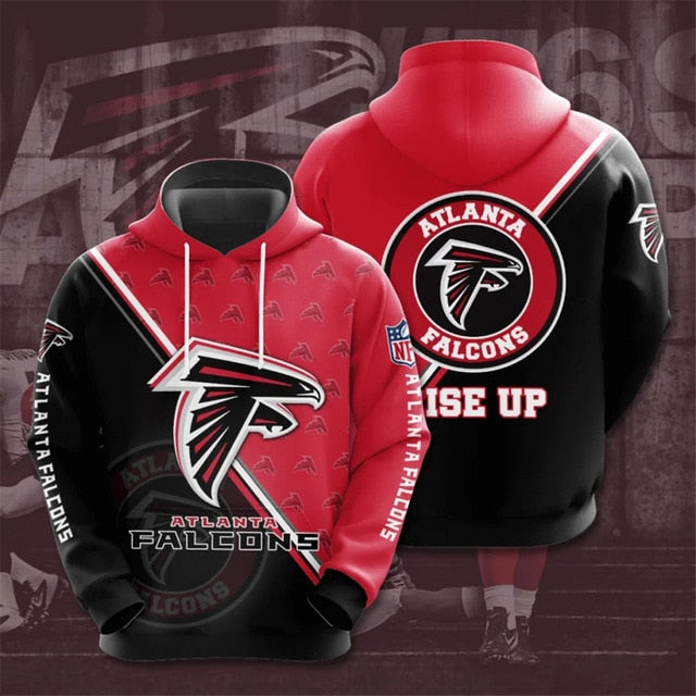 Atlanta Falcons Dense Ring Casual Hoodie