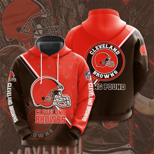 Cleveland Browns Dense Ring Casual Hoodie