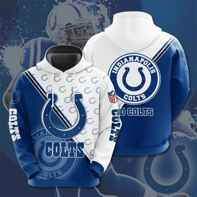 Indianapolis Colts Dense Ring Casual Hoodie