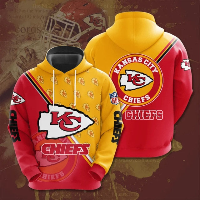 Kansas City Chiefs Dense Ring Casual Hoodie