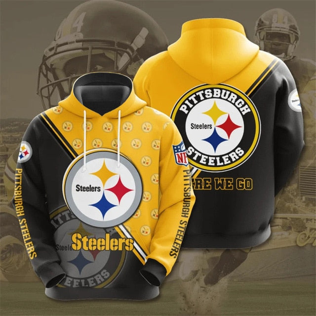 Pittsburgh Steelers Dense Ring Casual Hoodie