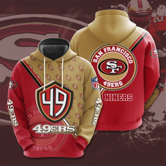 San Francisco 49ers Dense Ring Casual Hoodie