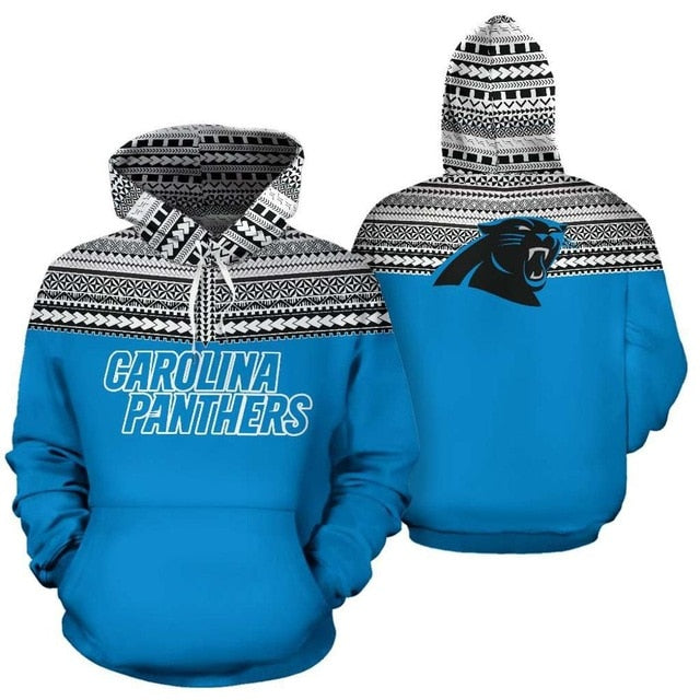 Carolina Panthers Casual 3D Hoodie