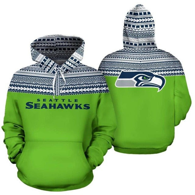 Seattle Seahawks Casual 3D Hoodie