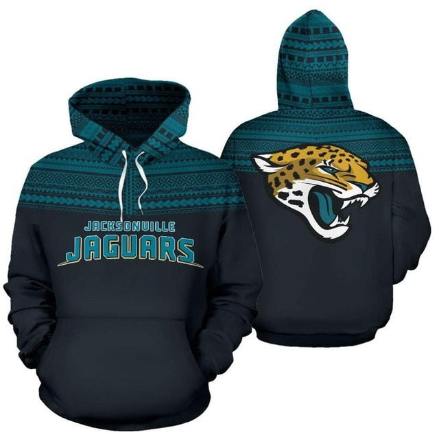 Jacksonville Jaguars Casual 3D Hoodie