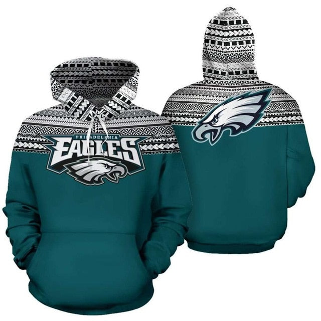 Philadelphia Eagles Casual 3D Hoodie