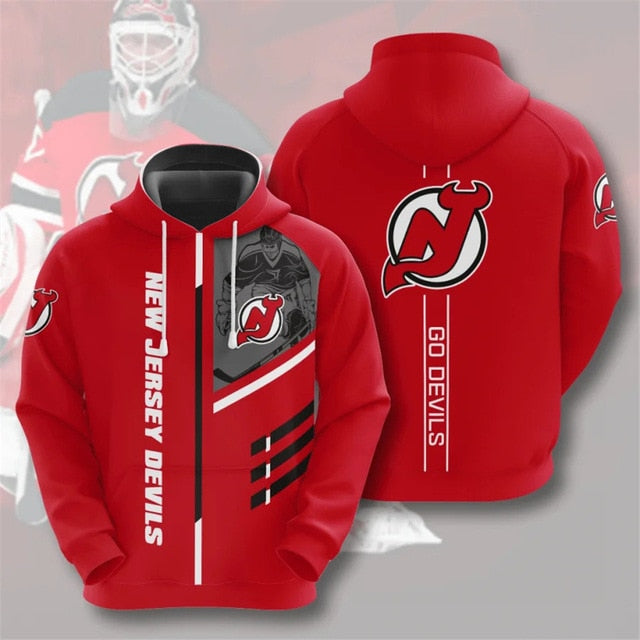 New Jersey Devils Casual Hoodie