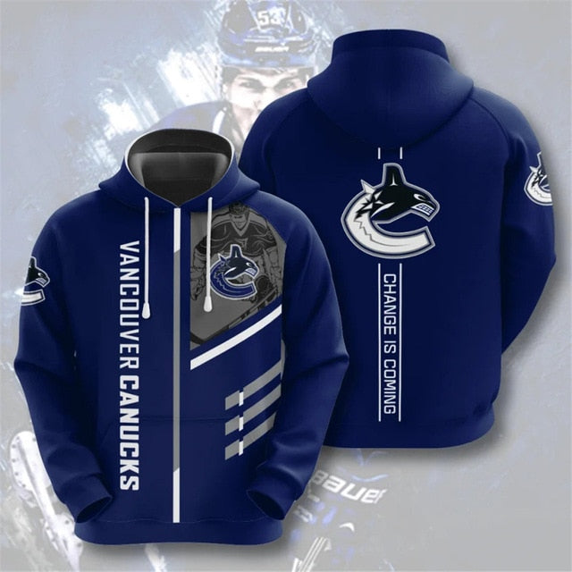 Vancouver Canucks Casual Hoodie