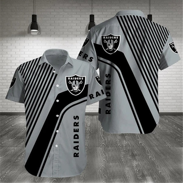 Las Vegas Raiders Stripes Casual Shirt