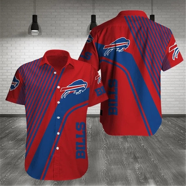 Buffalo Bills Stripes Casual Shirt