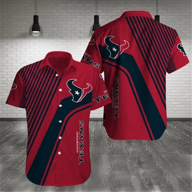 Houston Texans Stripes Casual Shirt