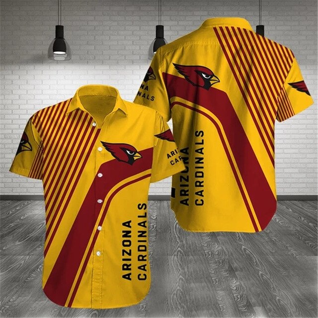 Arizona Cardinals Stripes Casual Shirt