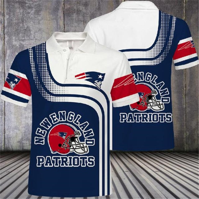 New England Patriots Casual Polo Shirt