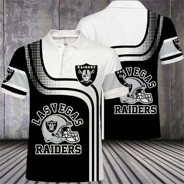 Las Vegas Raiders Casual Polo Shirt