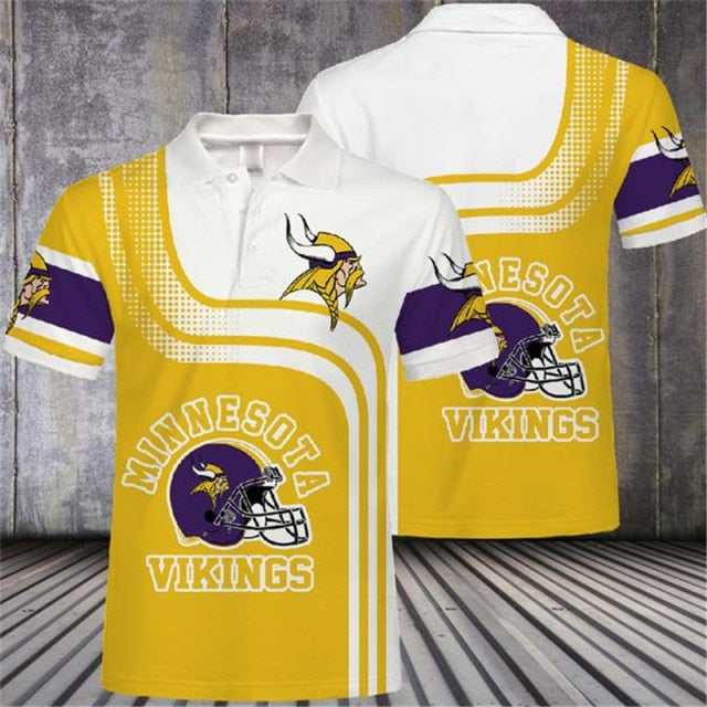 Minnesota Vikings Casual Polo Shirt