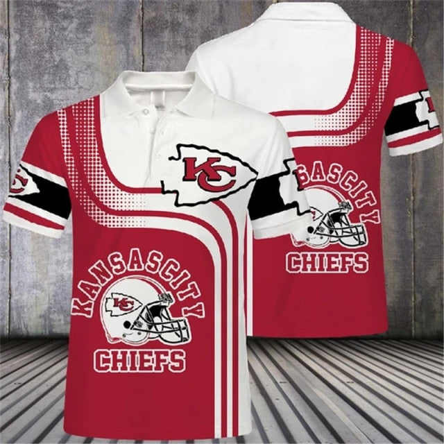 Kansas City Chiefs Casual Polo Shirt