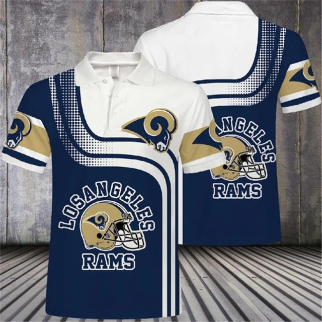 Los Angeles Rams Casual Polo Shirt