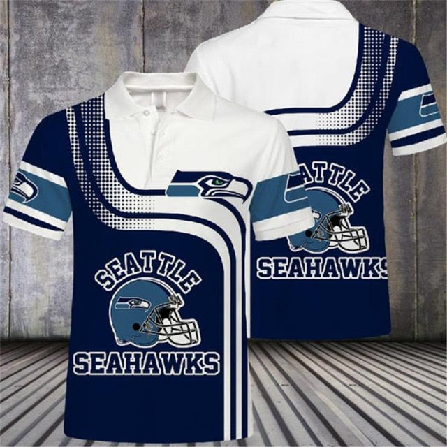 Seattle Seahawks Casual Polo Shirt