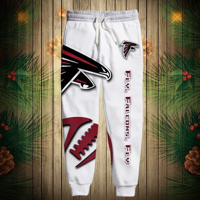 Atlanta Falcons Zigzag Casual 3D Sweatpants