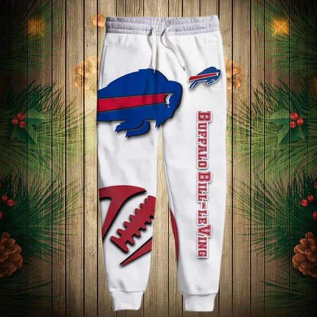 Buffalo Bills Zigzag Casual 3D Sweatpants