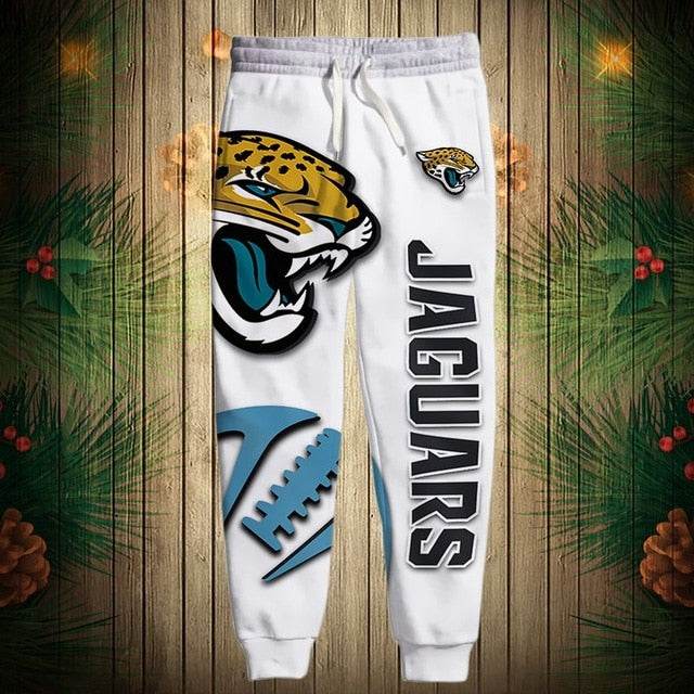 Jacksonville Jaguars Zigzag Casual 3D Sweatpants